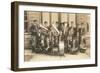 Home Town Marching Band-null-Framed Art Print