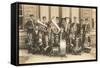 Home Town Marching Band-null-Framed Stretched Canvas