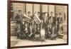 Home Town Marching Band-null-Framed Art Print