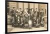 Home Town Marching Band-null-Framed Art Print