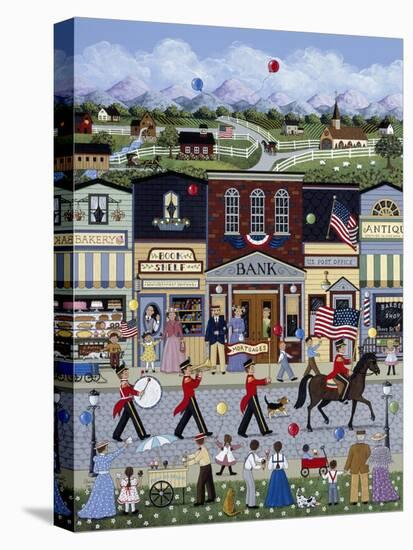 Home Town Parade-Sheila Lee-Stretched Canvas