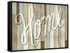Home Wood Sign-ALI Chris-Framed Stretched Canvas
