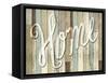 Home Wood Sign-ALI Chris-Framed Stretched Canvas