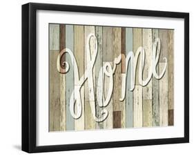 Home Wood Sign-ALI Chris-Framed Giclee Print