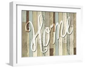 Home Wood Sign-ALI Chris-Framed Giclee Print