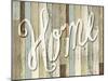 Home Wood Sign-ALI Chris-Mounted Giclee Print