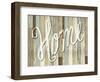 Home Wood Sign-ALI Chris-Framed Giclee Print