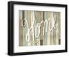 Home Wood Sign-ALI Chris-Framed Giclee Print