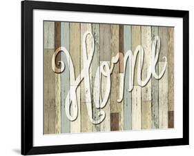 Home Wood Sign-ALI Chris-Framed Giclee Print