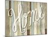 Home Wood Sign-ALI Chris-Mounted Giclee Print