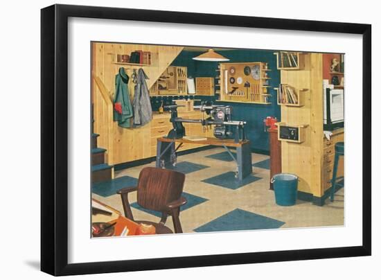 Home Workshop-null-Framed Art Print