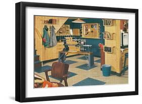 Home Workshop-null-Framed Art Print