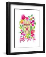 Home = You + Me-Esther Bley-Framed Art Print