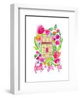 Home = You + Me-Esther Bley-Framed Art Print