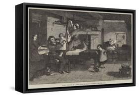 Home-Thomas Faed-Framed Stretched Canvas