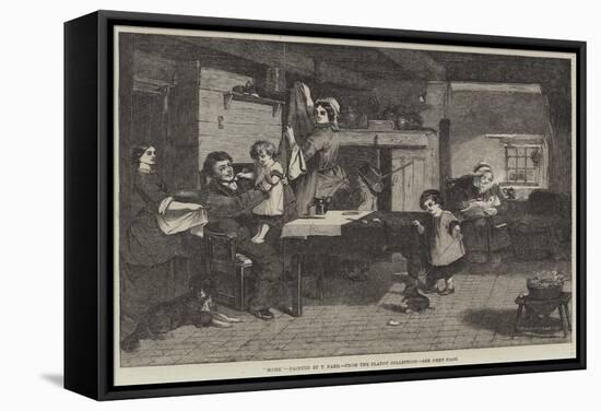 Home-Thomas Faed-Framed Stretched Canvas