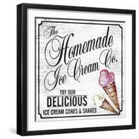 Homeade Icecream Co-ALI Chris-Framed Giclee Print