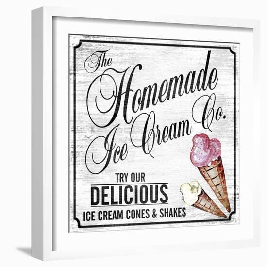 Homeade Icecream Co-ALI Chris-Framed Giclee Print