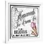 Homeade Icecream Co-ALI Chris-Framed Giclee Print