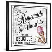 Homeade Icecream Co-ALI Chris-Framed Giclee Print