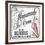 Homeade Icecream Co-ALI Chris-Framed Giclee Print