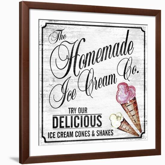 Homeade Icecream Co-ALI Chris-Framed Giclee Print