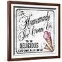 Homeade Icecream Co-ALI Chris-Framed Giclee Print