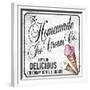 Homeade Icecream Co-ALI Chris-Framed Giclee Print