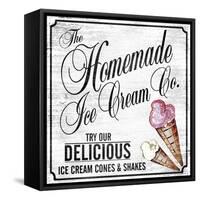 Homeade Icecream Co-ALI Chris-Framed Stretched Canvas