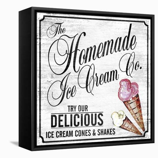 Homeade Icecream Co-ALI Chris-Framed Stretched Canvas