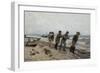 Homecoming fishermen, Skagen, 1878-Harald Oscar Sohlberg-Framed Giclee Print