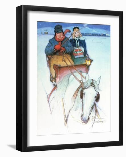 Homecoming-Norman Rockwell-Framed Giclee Print