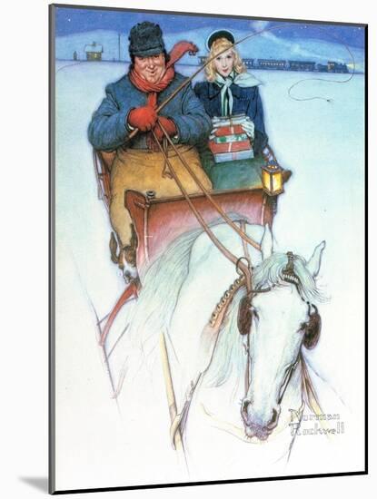 Homecoming-Norman Rockwell-Mounted Giclee Print