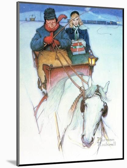Homecoming-Norman Rockwell-Mounted Giclee Print