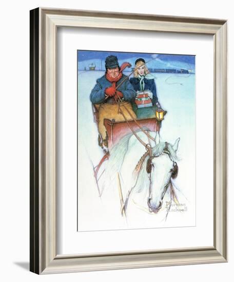 Homecoming-Norman Rockwell-Framed Giclee Print