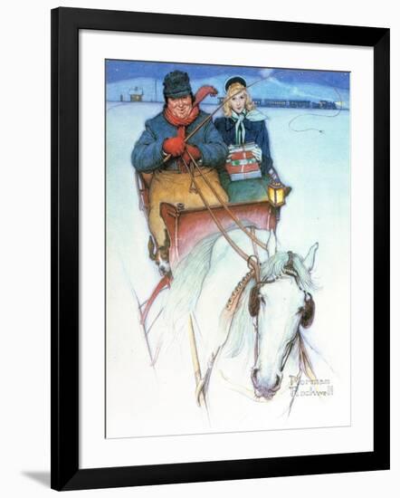 Homecoming-Norman Rockwell-Framed Giclee Print