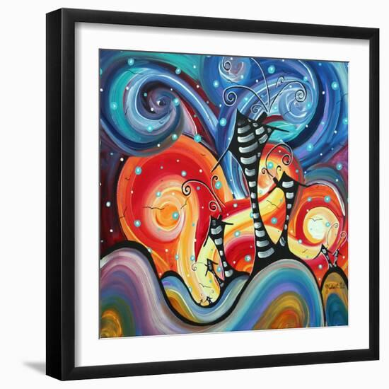 Homeland Funky Houses-Megan Aroon Duncanson-Framed Art Print