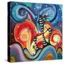 Homeland Funky Houses-Megan Aroon Duncanson-Stretched Canvas