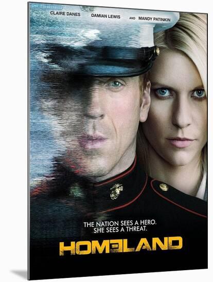 Homeland Television Poster-null-Mounted Poster