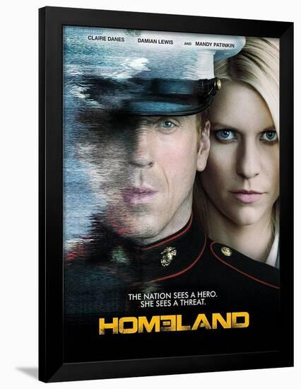 Homeland Television Poster-null-Framed Poster