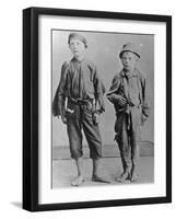 Homeless Boys in New York City-Jacob August Riis-Framed Photographic Print