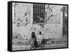 Homeless Children, Barcelona, Catalonia, Spain, Spanish Civil War, C1936-C1939-null-Framed Stretched Canvas