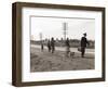 Homeless Migrant Family of Seven, Walking the Highway from Phoenix, Arizona, 1939-Dorothea Lange-Framed Art Print