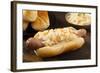 Homemade Bratwurst with Sauerkraut-bhofack22-Framed Photographic Print