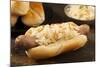 Homemade Bratwurst with Sauerkraut-bhofack22-Mounted Photographic Print