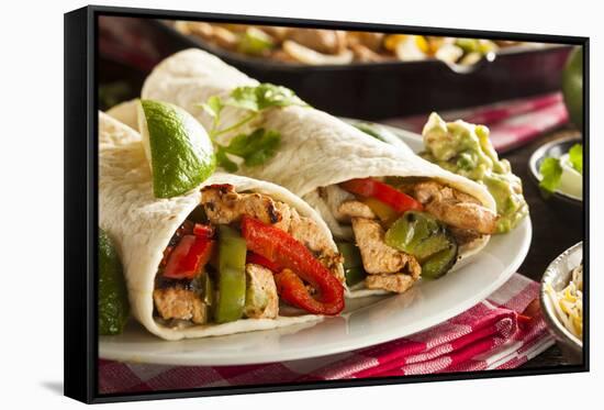 Homemade Chicken Fajitas with Vegetables-bhofack22-Framed Stretched Canvas
