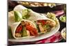 Homemade Chicken Fajitas with Vegetables-bhofack22-Mounted Photographic Print