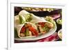 Homemade Chicken Fajitas with Vegetables-bhofack22-Framed Photographic Print