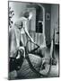 Homemaker Vacuuming, USA, 1950-null-Mounted Photographic Print