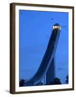 Homemkollen, built for the1952 Winter Olympic Games, Norway-Russell Young-Framed Premium Photographic Print